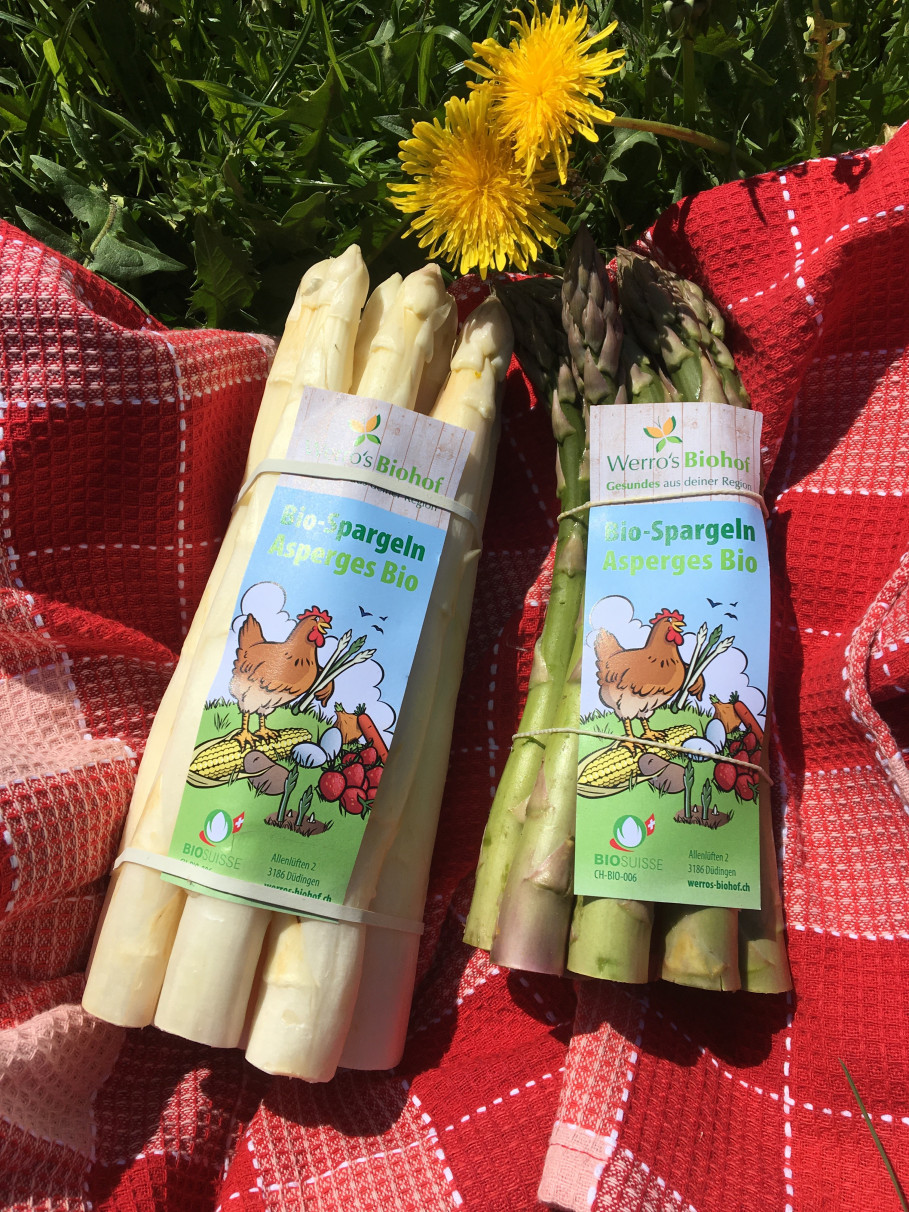 Asperges singinoises bio à Düdingen