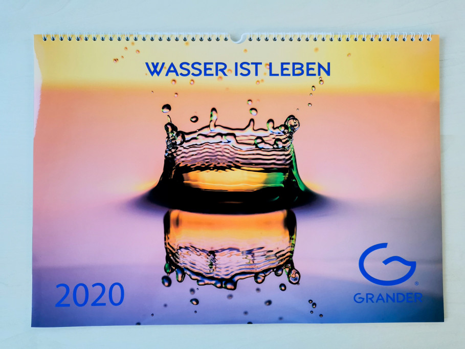 Win A GRANDER Water Calendar for 2020